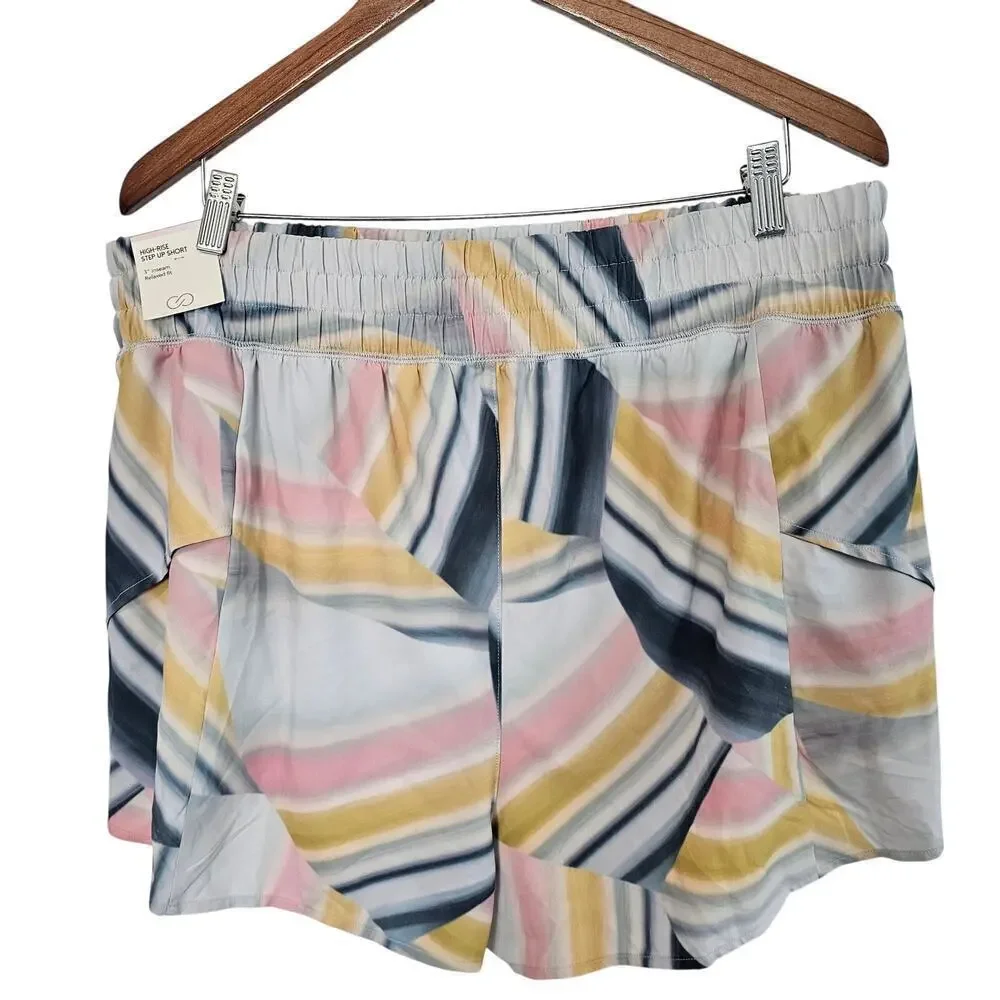 Calia Carrie Underwood Step Up Shorts Women XXL Blue High Rise 3